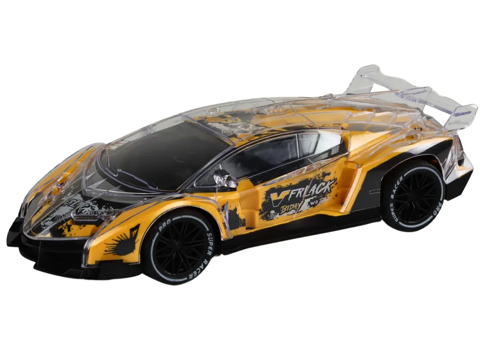 auto na daljinsko upravljanje rc sports car 1:16 - žuti - slika 3