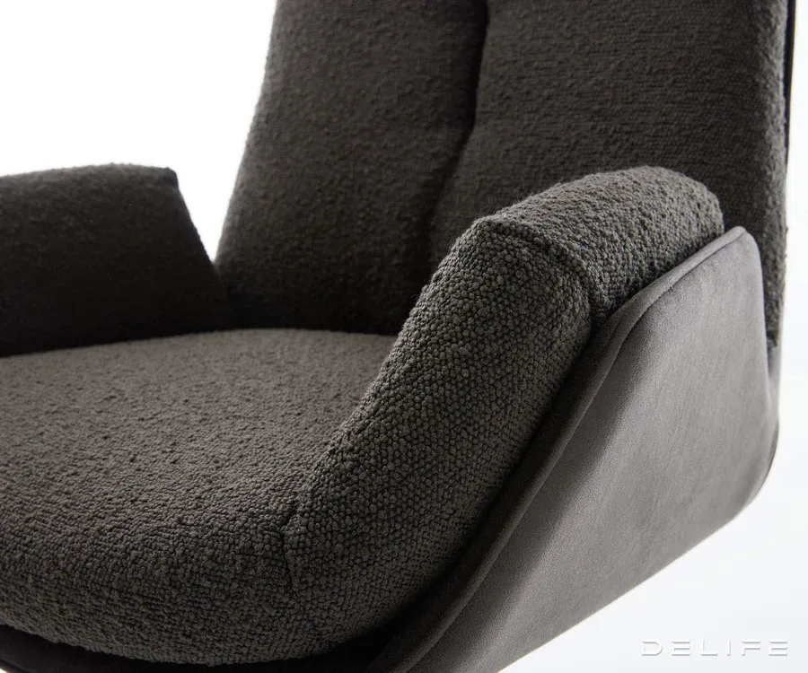 blagovaonska stolica clea, materijal: mikrofibra/boucle - slika 5