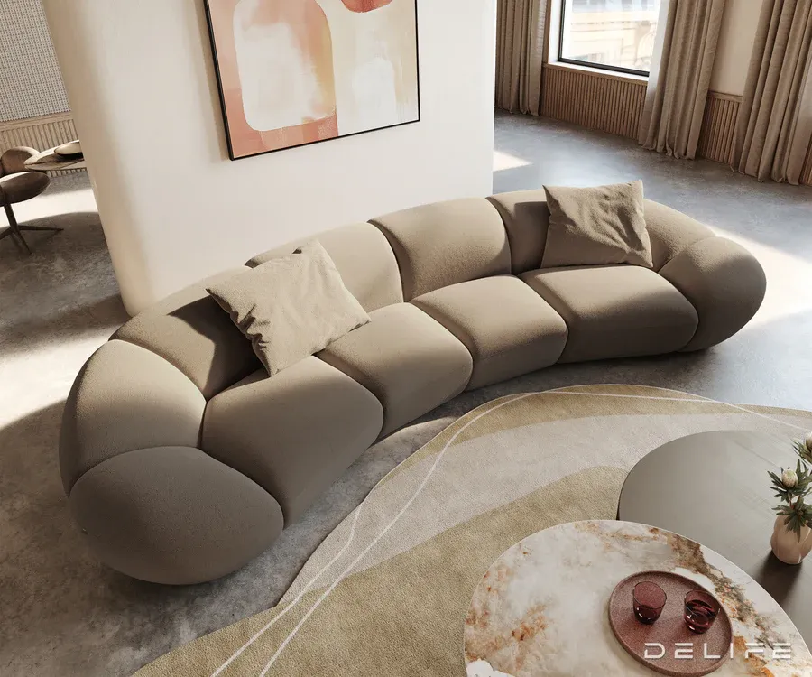 sofa lunna 368x175cm, materijal: boucle - slika 2