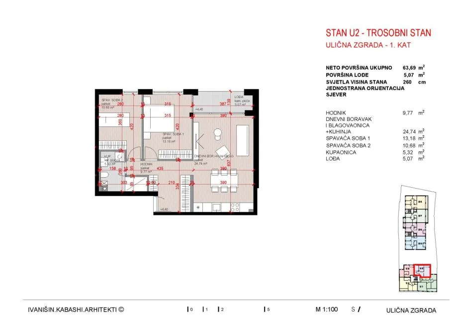 stan: zagreb (lašćina),kvatrić, trosobni 67.00 m2, novogradnja - slika 10