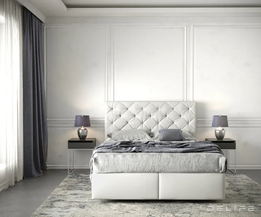 box spring krevet dream-great s madracem i nadmadracem - chesterfield - slika 2