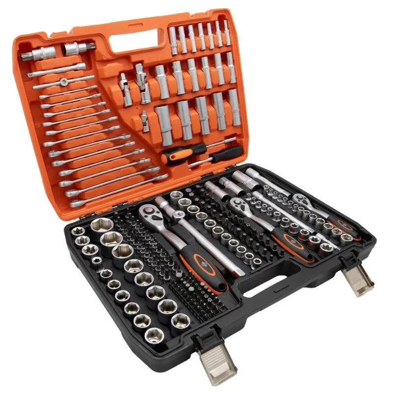 set nasadnih ključeva 1/2" 3/8" 1/4" 215 komada - slika 2