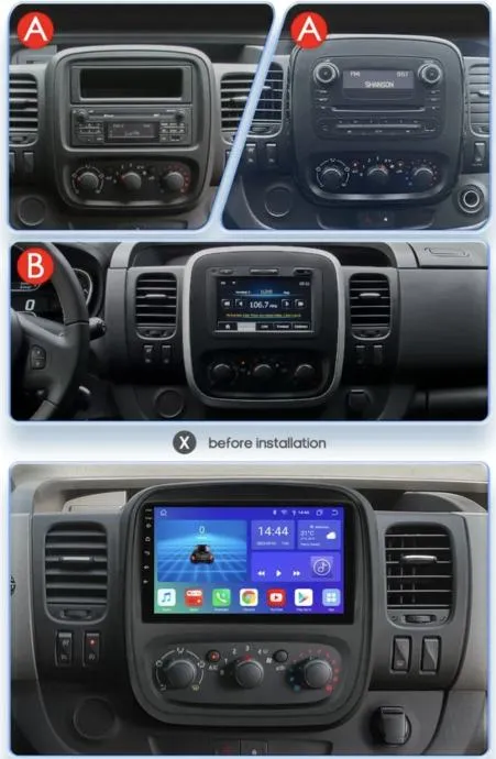 Original radio za RENAULT TRAFIC 3 2014-2022 MULTIMEDIJA NAVIGACIJA - Čakovec