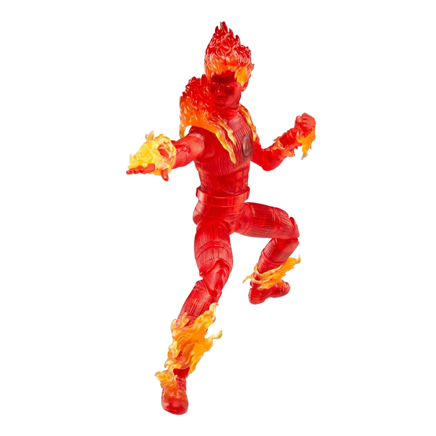 marvel legends series: the fantastic 4 – human torch figura, 15cm - slika 4