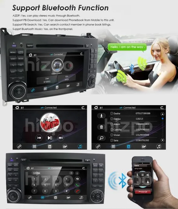 mercedes viano vito sprinter original 2din radio gps navigacija - slika 7