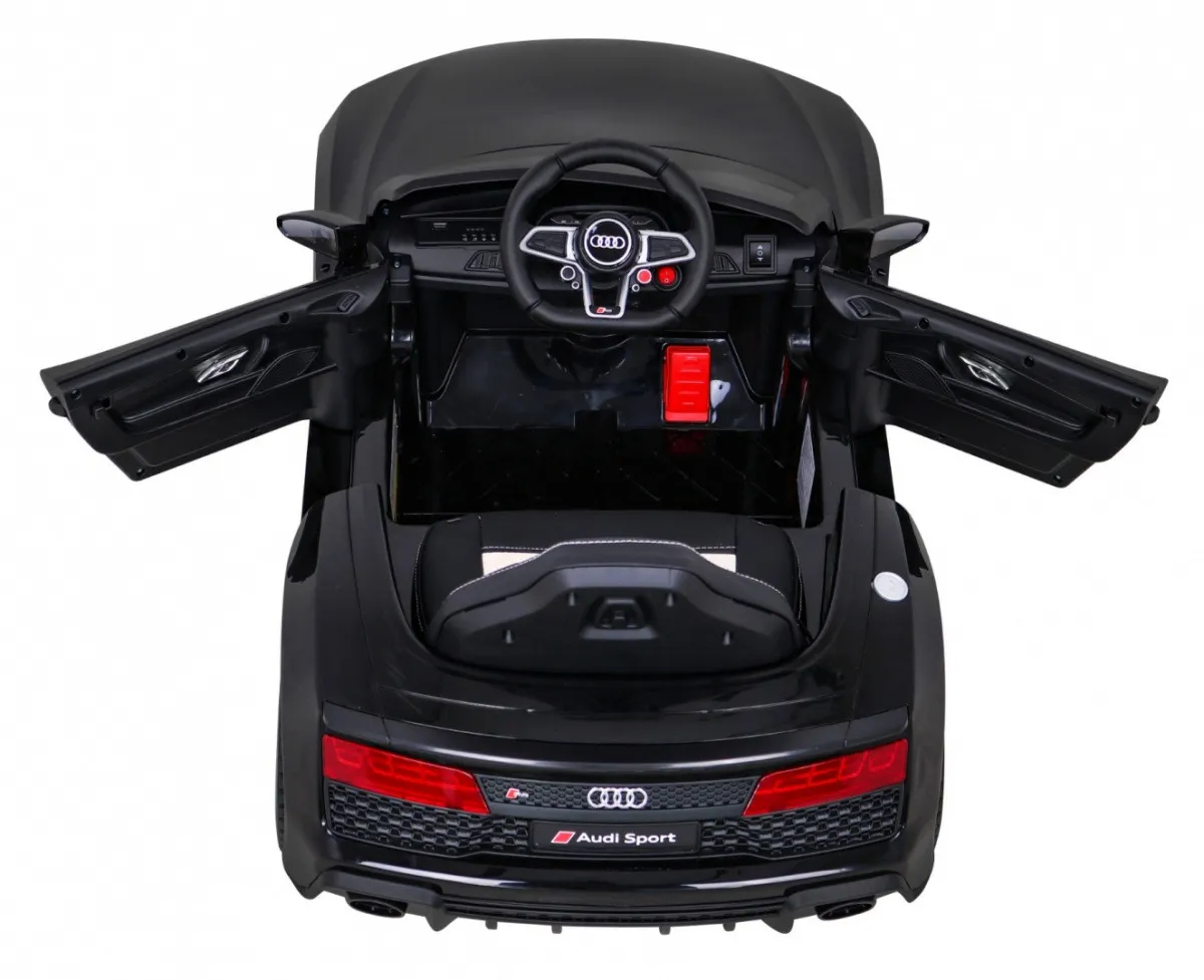 licencirani auto na akumulator audi r8 lift - crni - slika 8