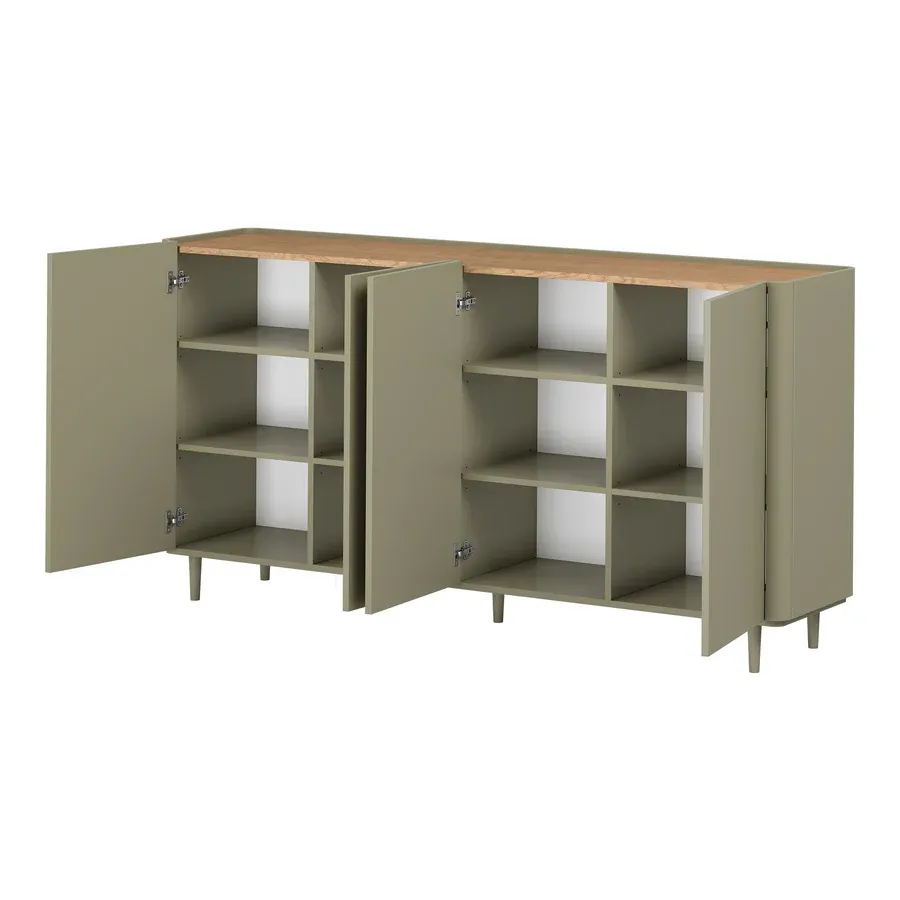 komoda elivo 200cm, materijal: mdf,melaminska ploča - slika 2