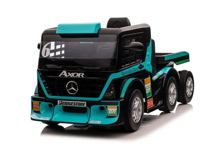 kamion na akumulator mercedes xmx622b - plavi - slika 2