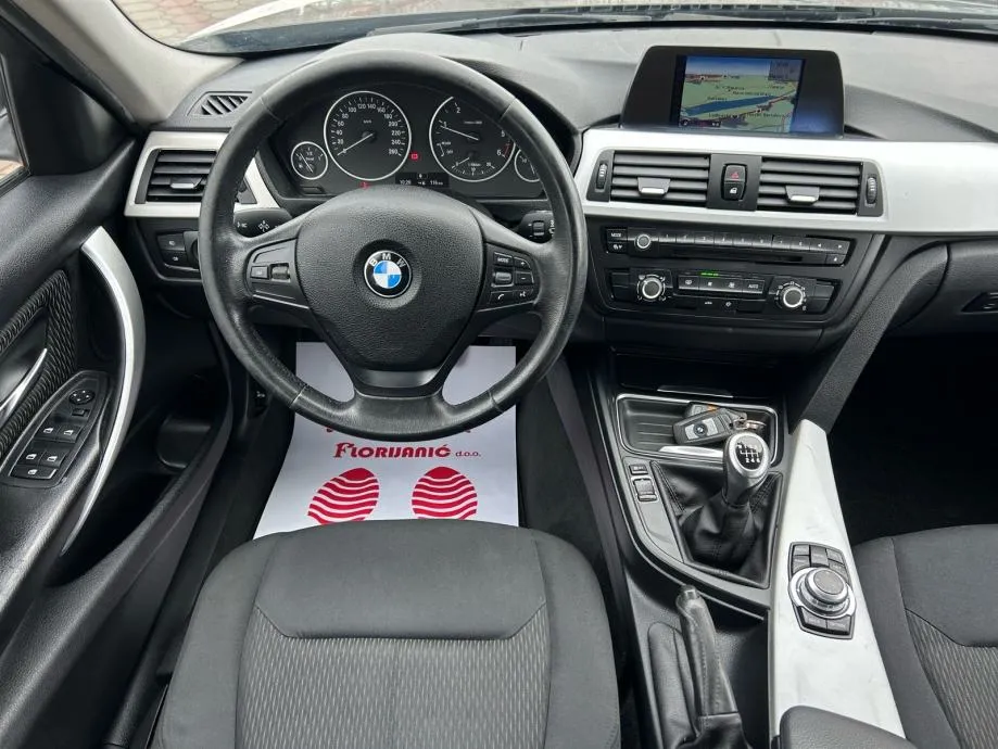 bmw serija 3 316d 2012.,navi, tempomat, sport mod, servis, alu 17 - slika 8