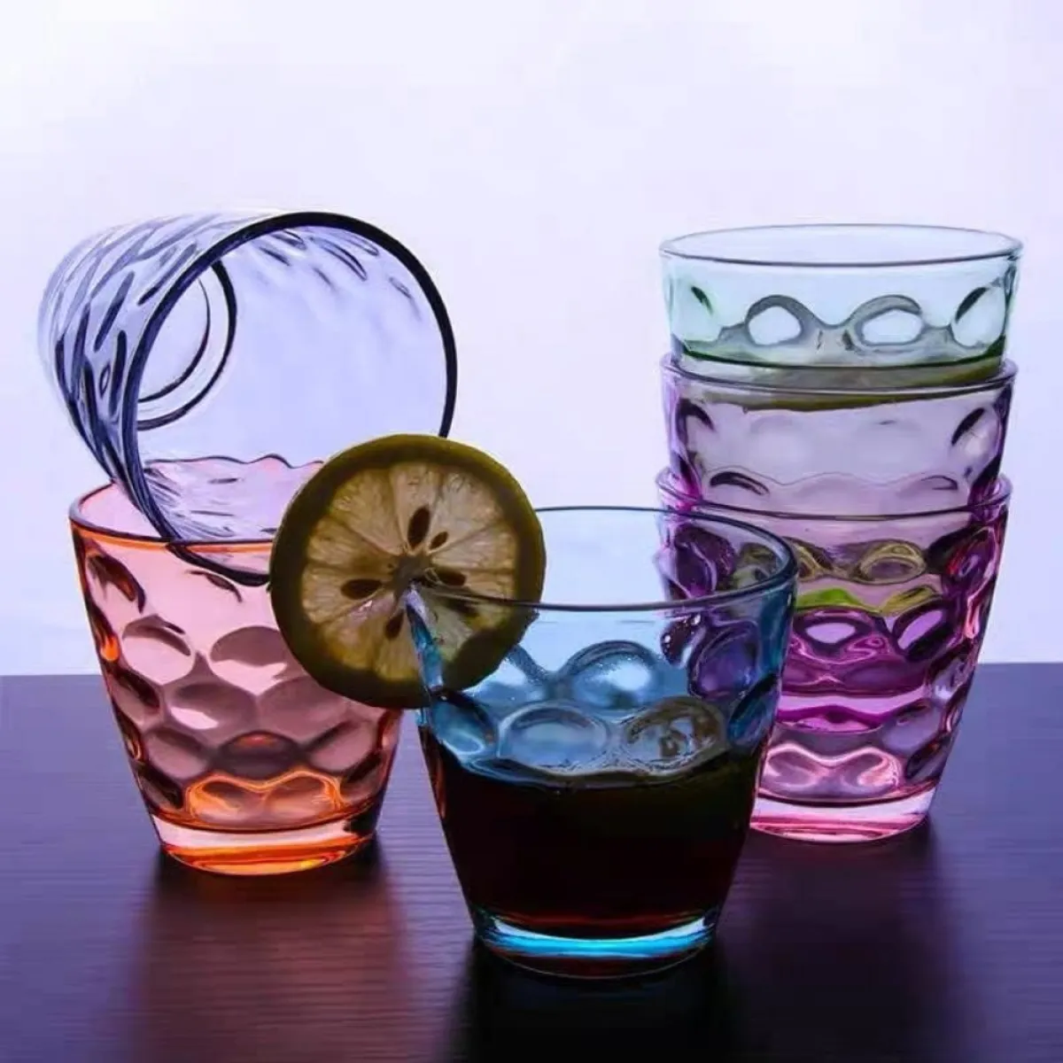 set od 2 staklene čaše „raindrop“ – elegantne kristalne čaše za piće - slika 7