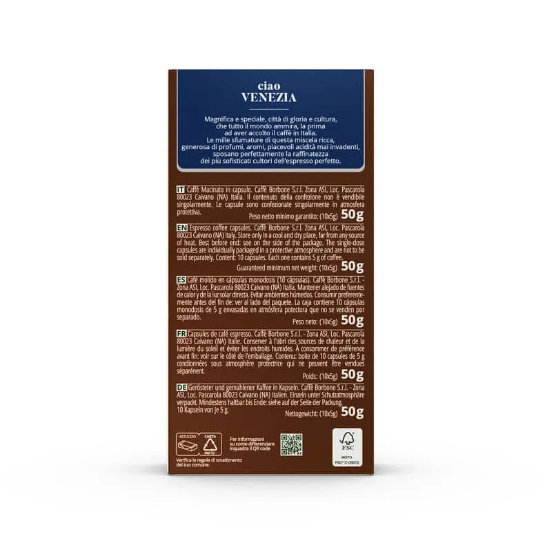 borbone nespresso ciao venezia blend alu 100 kapsula - slika 4