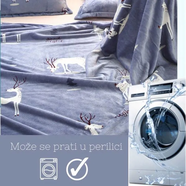 (120x200cm) velvet medium deka - soft - slika 13