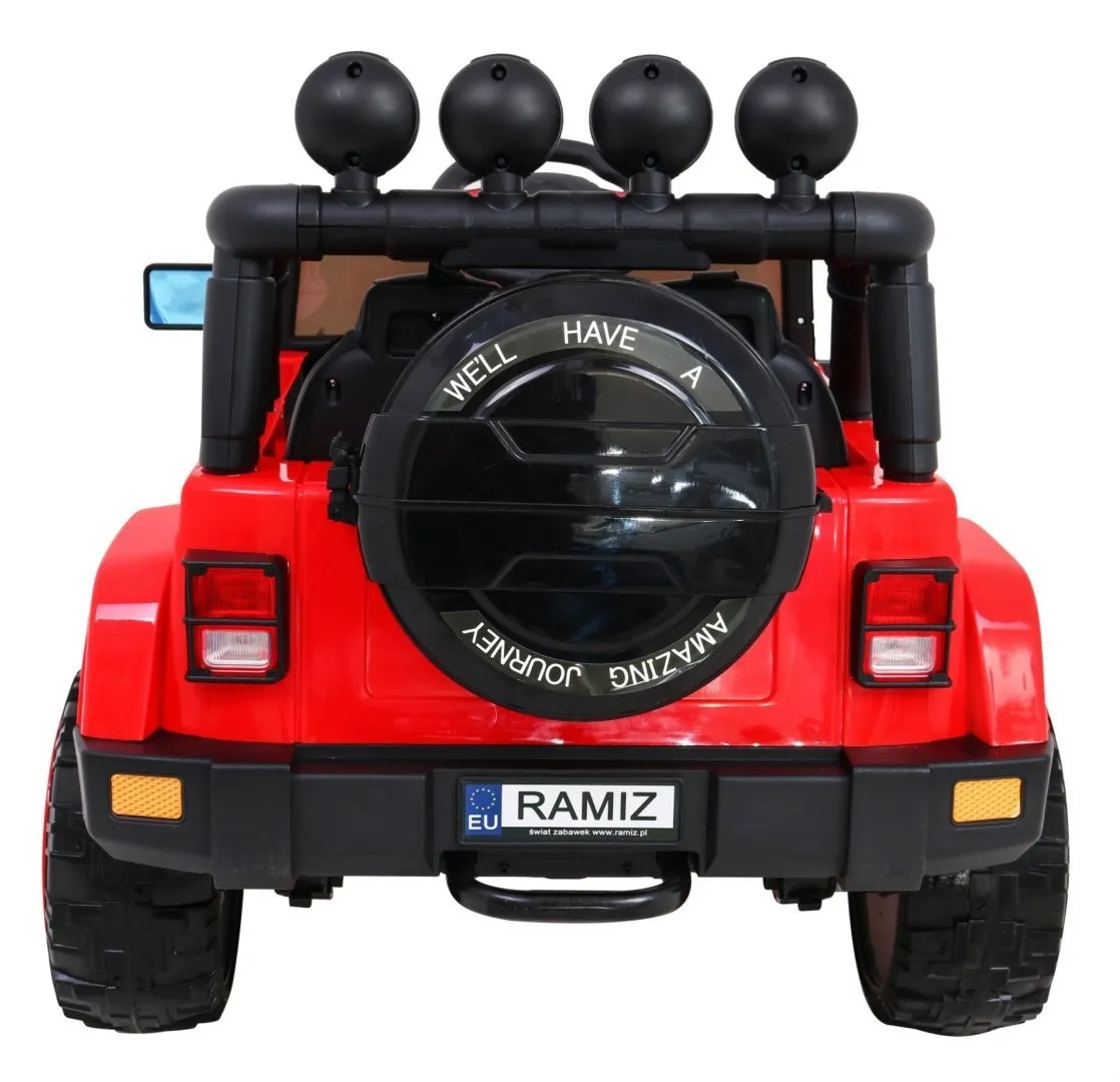 auto na akumulator full time 4wd 4x4 - crveni - slika 5