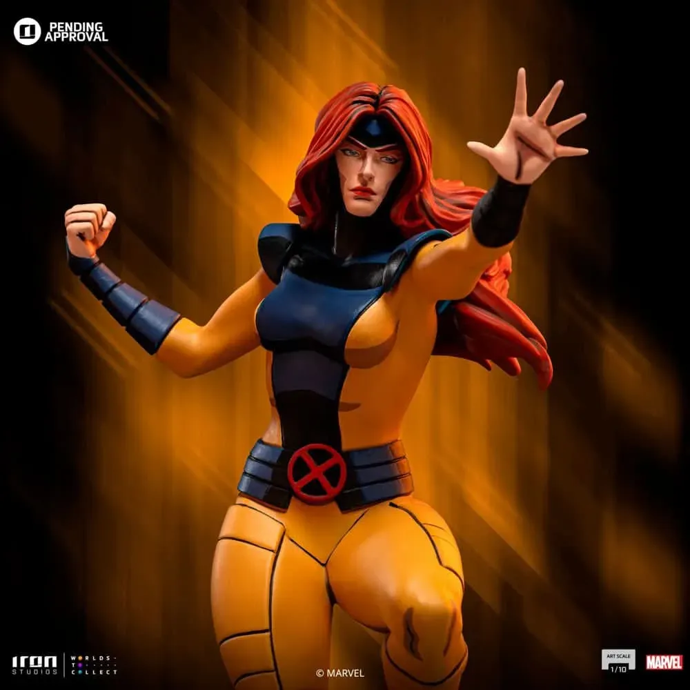 iron studios marvel: x-men ’97 – jean grey figura, 20cm - slika 6