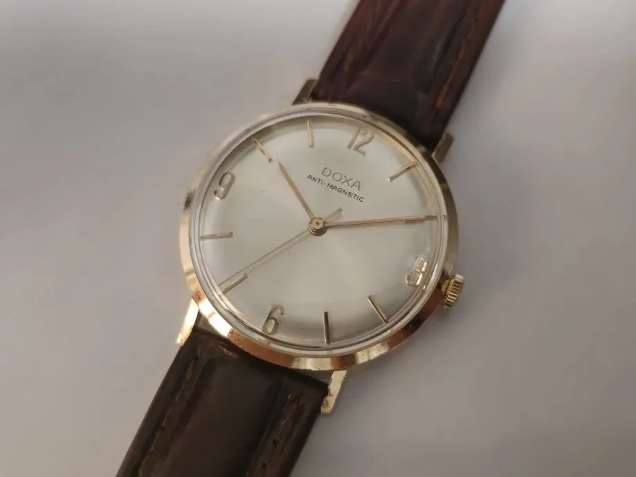 zlatni sat doxa antimagnetic / r1, rate ! - slika 3
