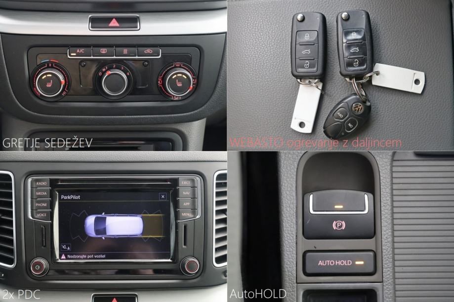 vw sharan 2.0 tdi dsg life 150km adapt.biksenon webasto navi - slika 12