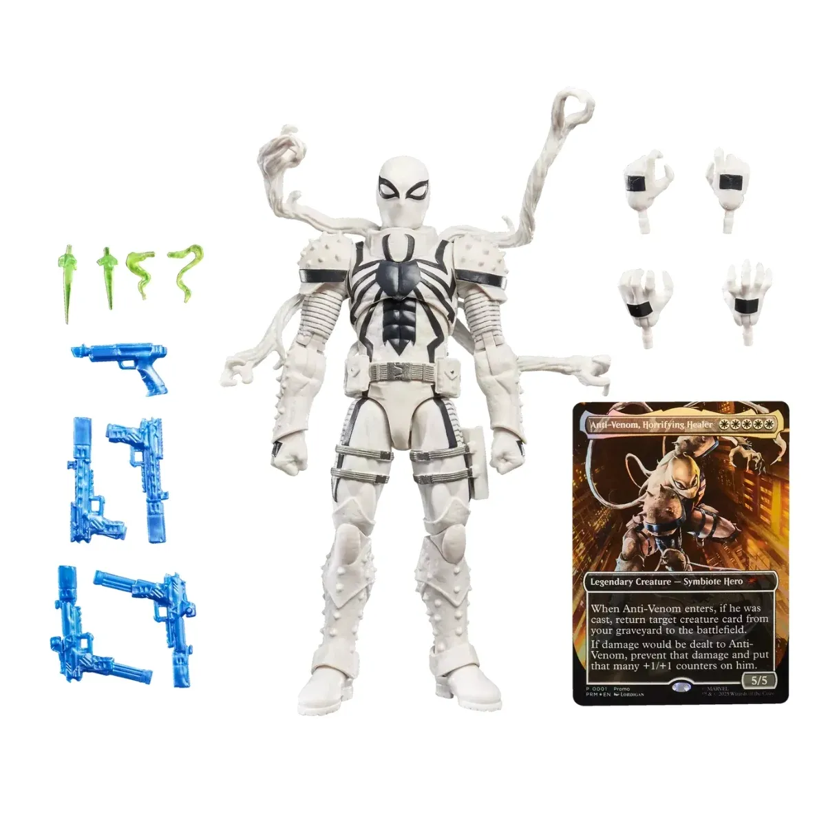 marvel legends series: mtg – agent anti-venom figura, 15cm - slika 7