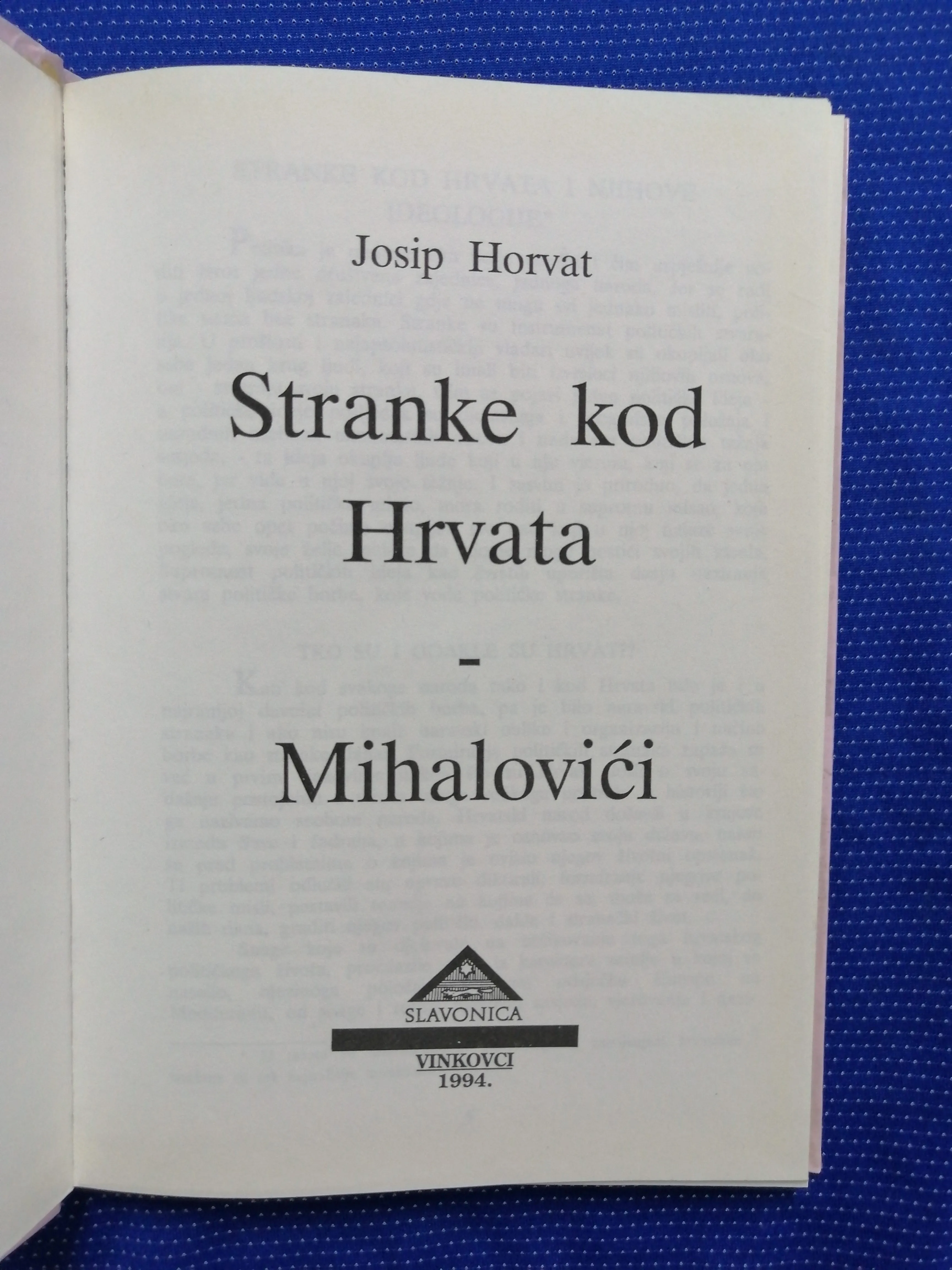 josip horvat – stranke kod hrvata - slika 2