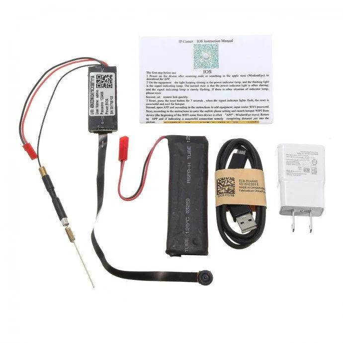 najmanja mini wifi ip kamera modul 24/7 - slika 4