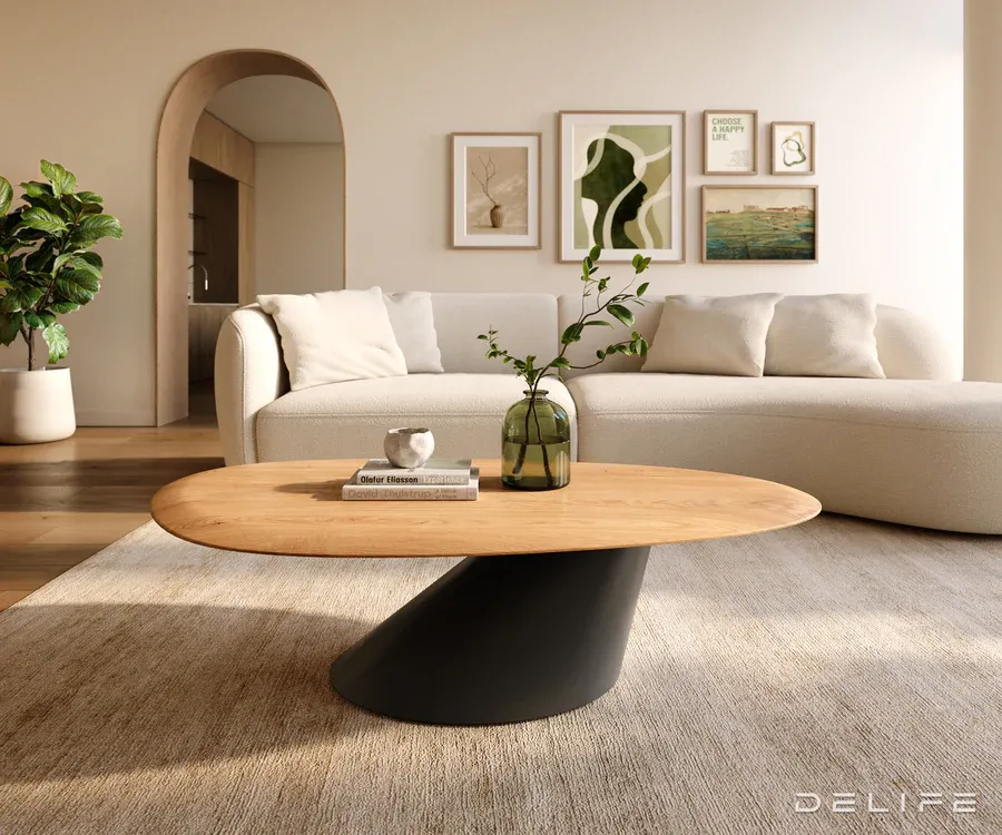 klub stolić edge 140x75cm, materijal: hrast - slika 2