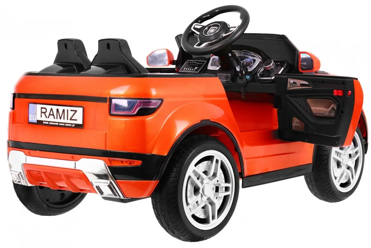 auto na akumulator rapid racer - narančasti - slika 3