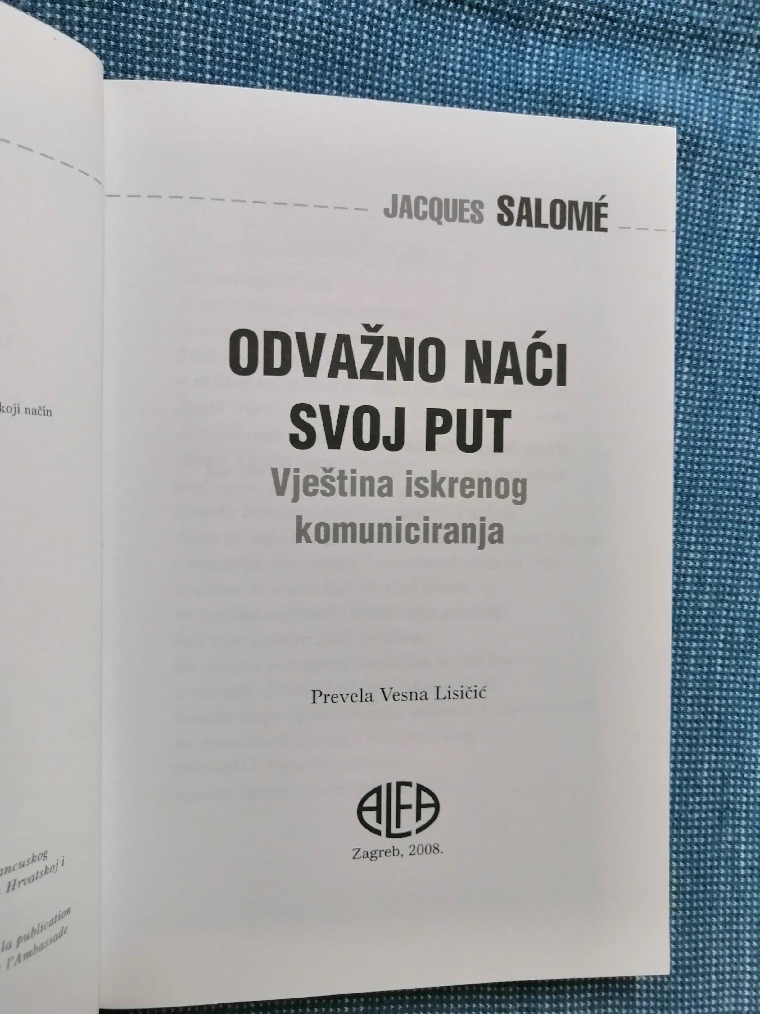 jacques salome – odvažno naći svoj put - slika 2