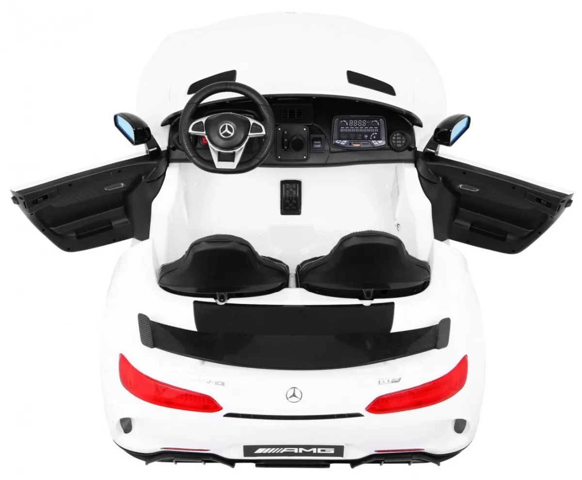 licencirani auto na akumultor mercedes benz gt r 4 x 4 – bijeli - slika 5