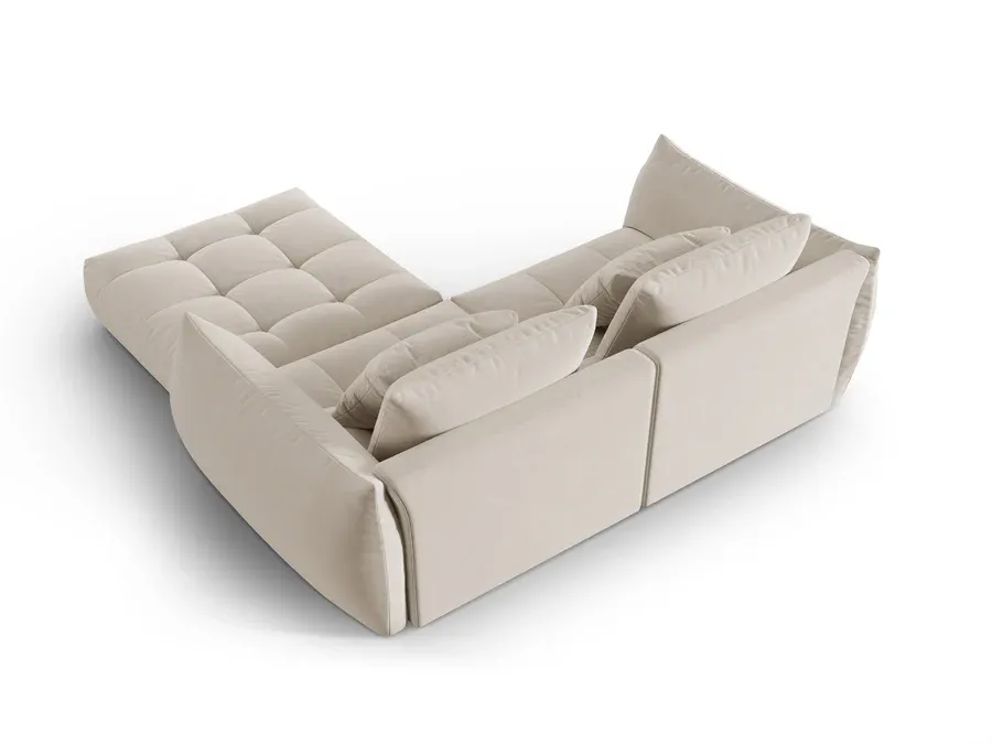 bloom kutna garnitura, 232x216 cm, materijal: baršun - slika 3