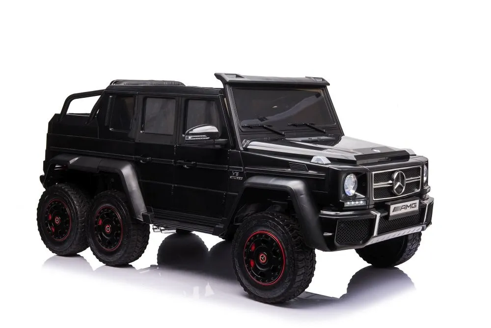licencirani auto na akumulator g63 6x4 24v - crni - slika 3