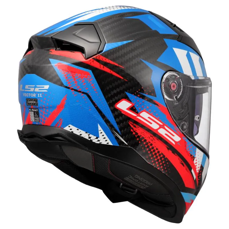 kaciga ls2 ff811 vector ii karbon tantic crveno-plava - slika 7
