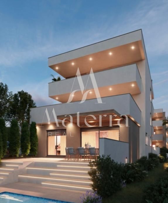 vodice, 2. kat, terasa, 112,90m2, zgrada (a) - stan s4, pogled - slika 4