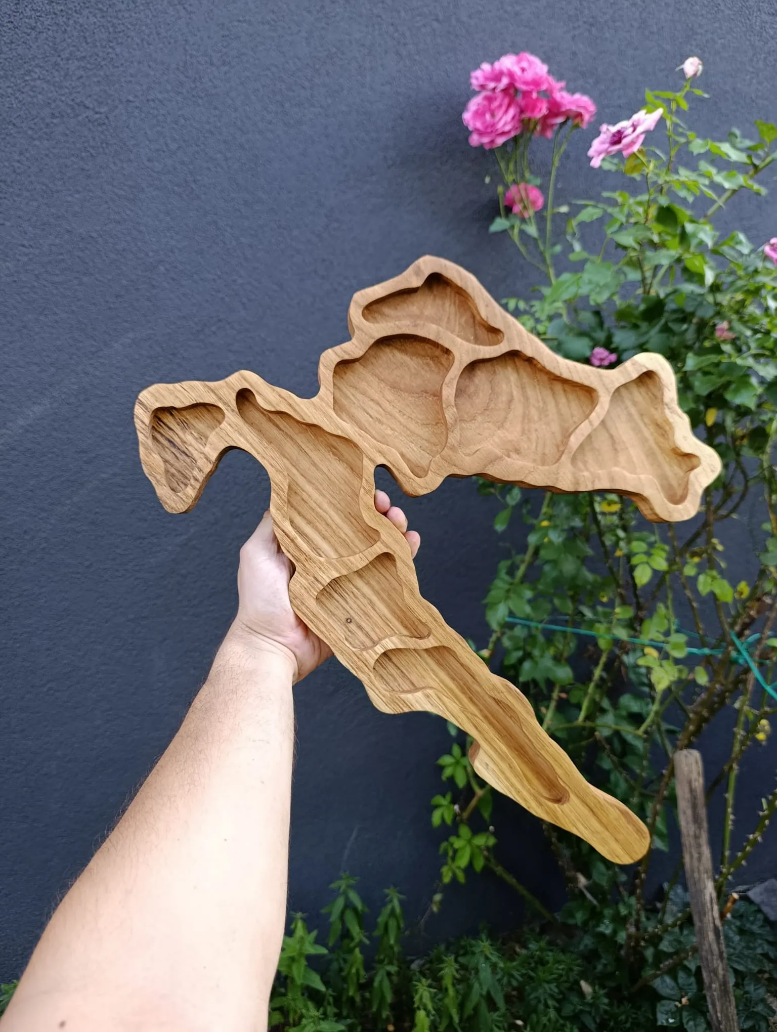 daska/pladanj za posluživanje hrane - hrvatska 3d duboka - slika 2