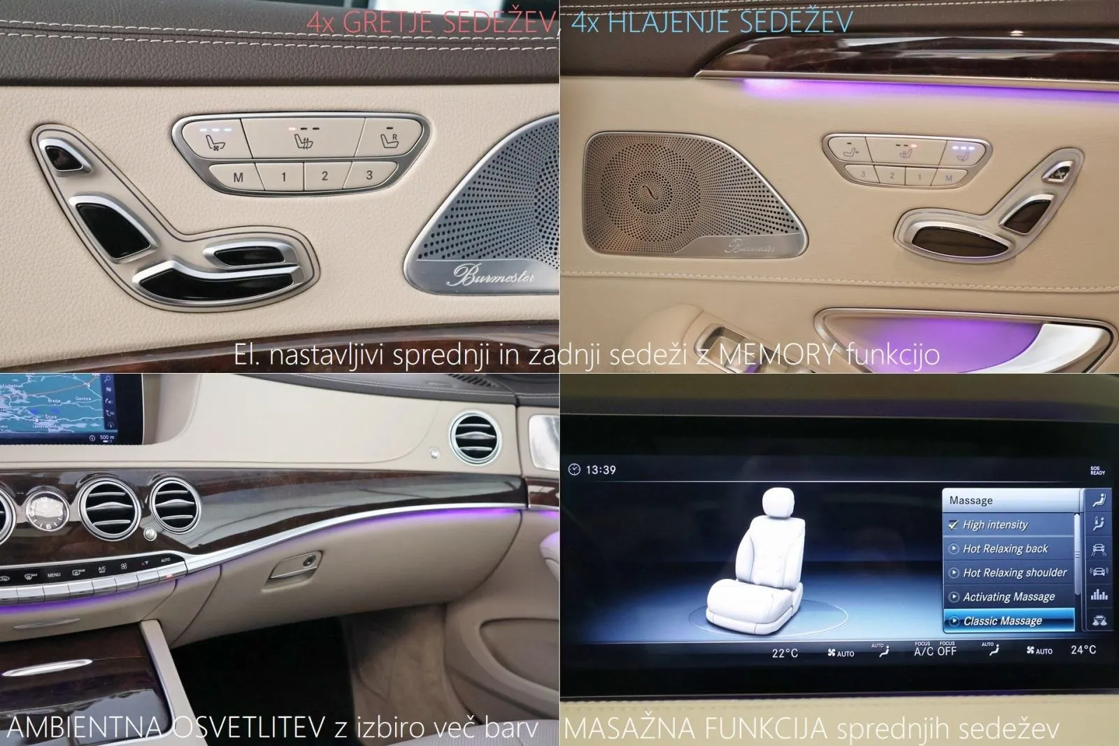 mercedes-benz s-razred s 350d 4-matic 9g-tronic exclusive 286km airmat - slika 16
