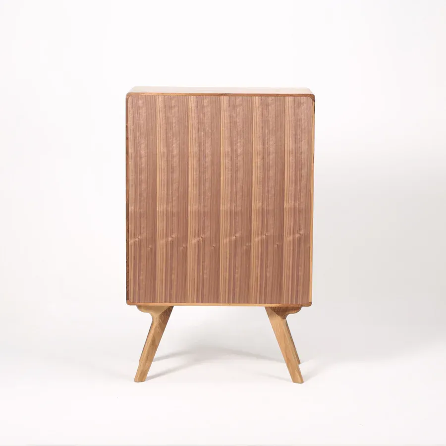 komoda amadeo 66x110cm, materijal: puno drvo orah - slika 9