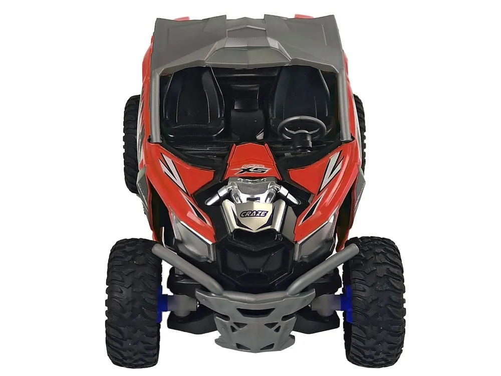 cross country remote controlled terrain car 27 mhz red - slika 3