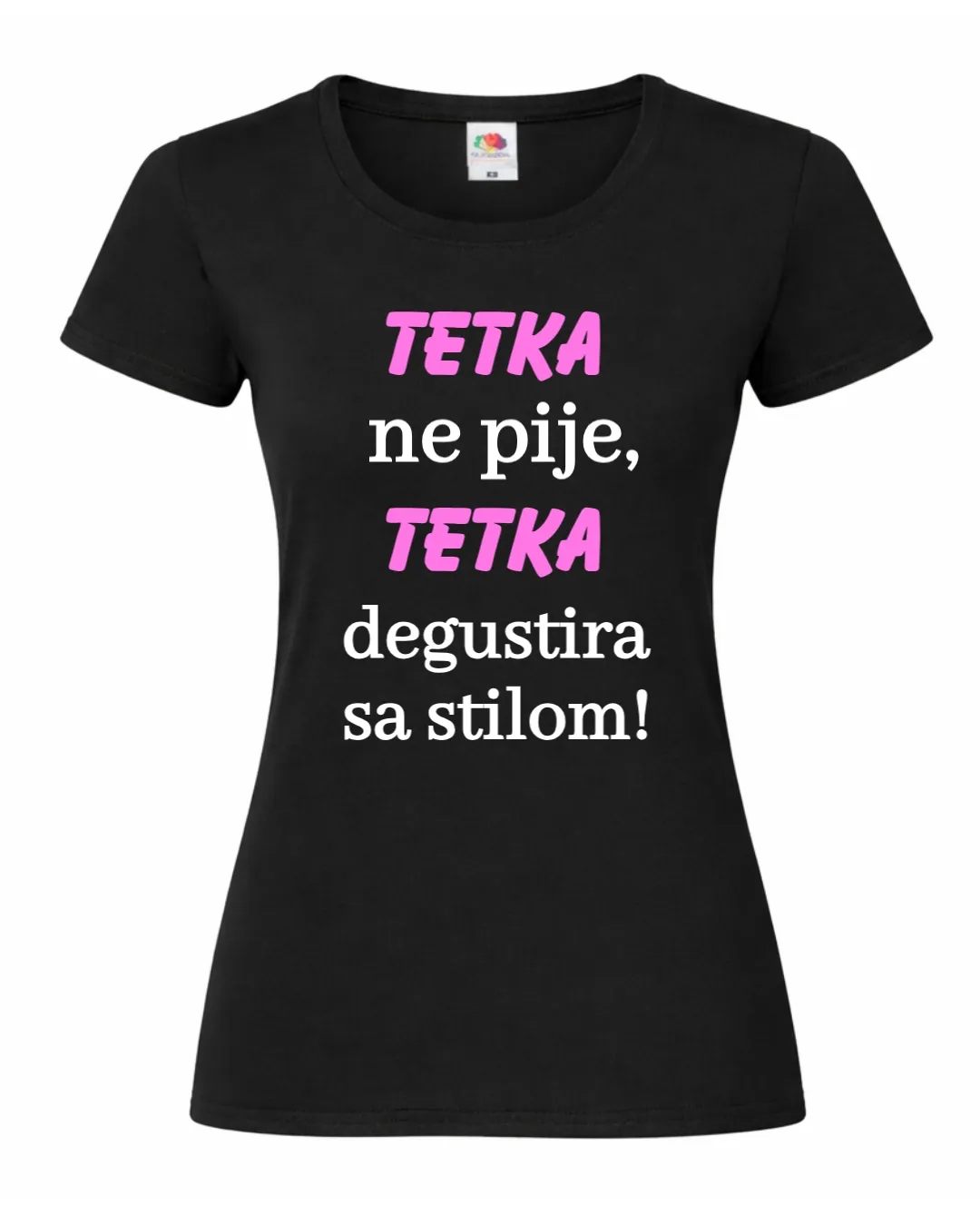 majica – tetka ne pije, tetka degustira sa stilom - slika 4