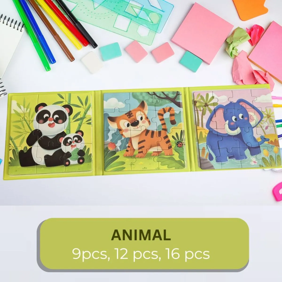 (3 kom) slagalice u knjizi - puzzle više modela - slika 3