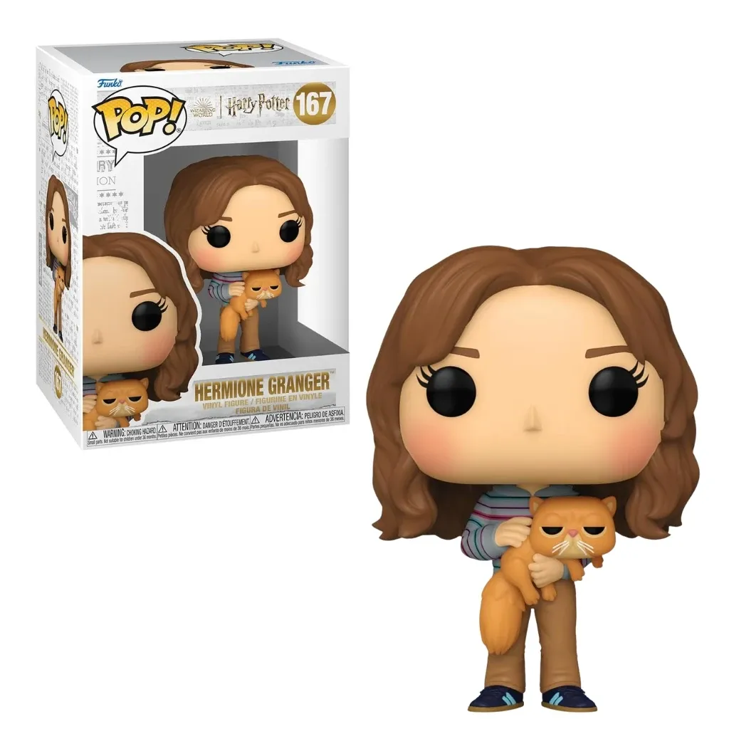 funko pop! harry potter – hermione granger with crookshanks #167 - slika 4