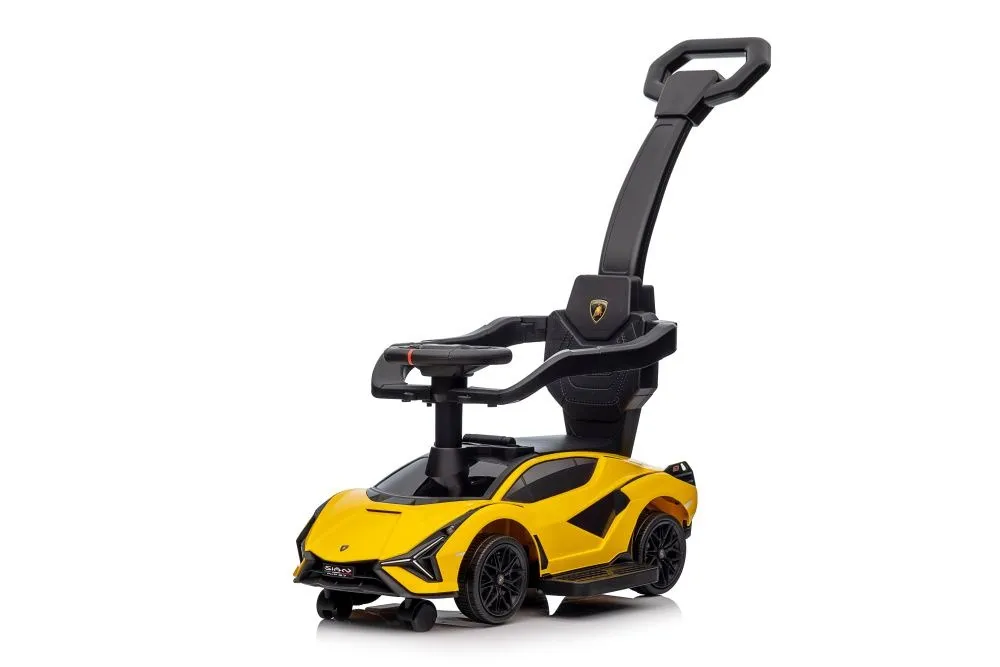 dječja guralica lamborghini qls-996t - žuta - slika 2
