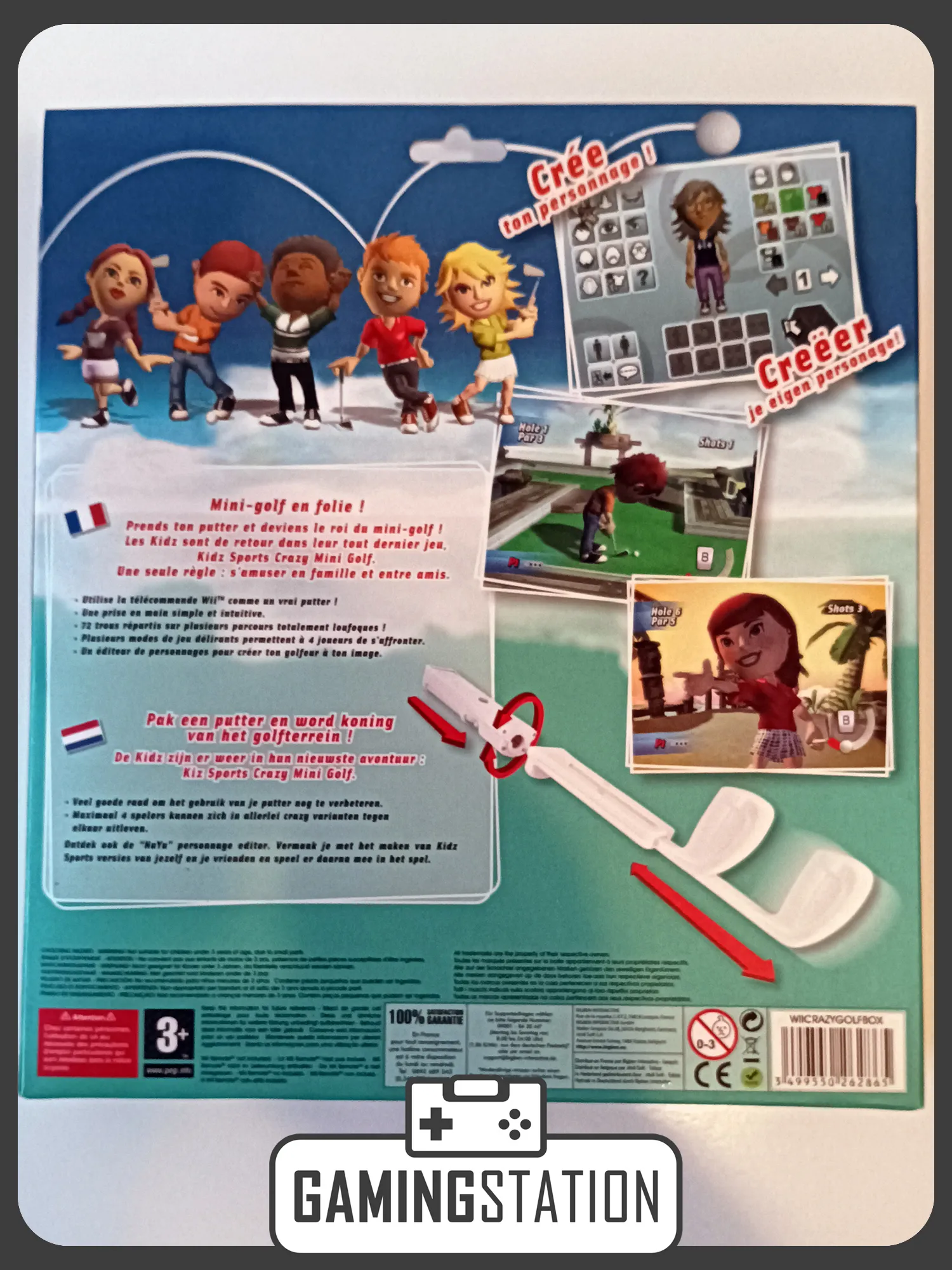 nintendo wii palica za golf i igrica - slika 2