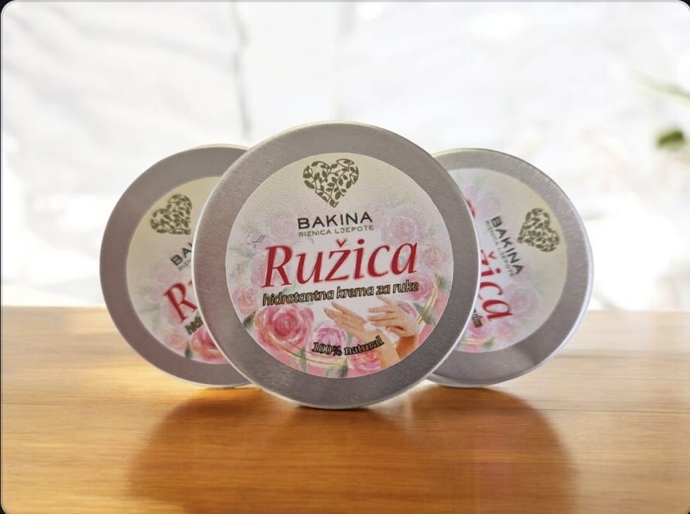 Novi! Krema za ruke - ruža - Brezakovec, Zagorska Sela