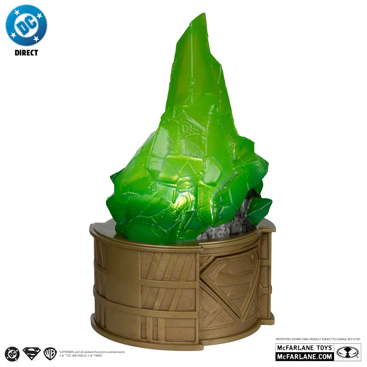 superman glowing kryptonite display replica - slika 6