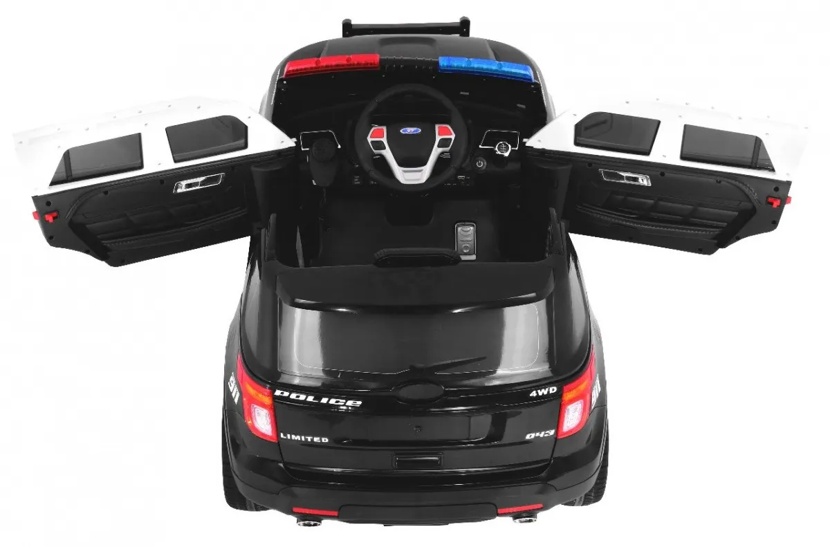 auto na akumulator suv police - crni - slika 4