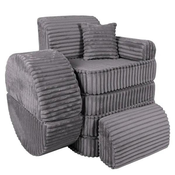 modularna sofa - jursko siva - slika 10