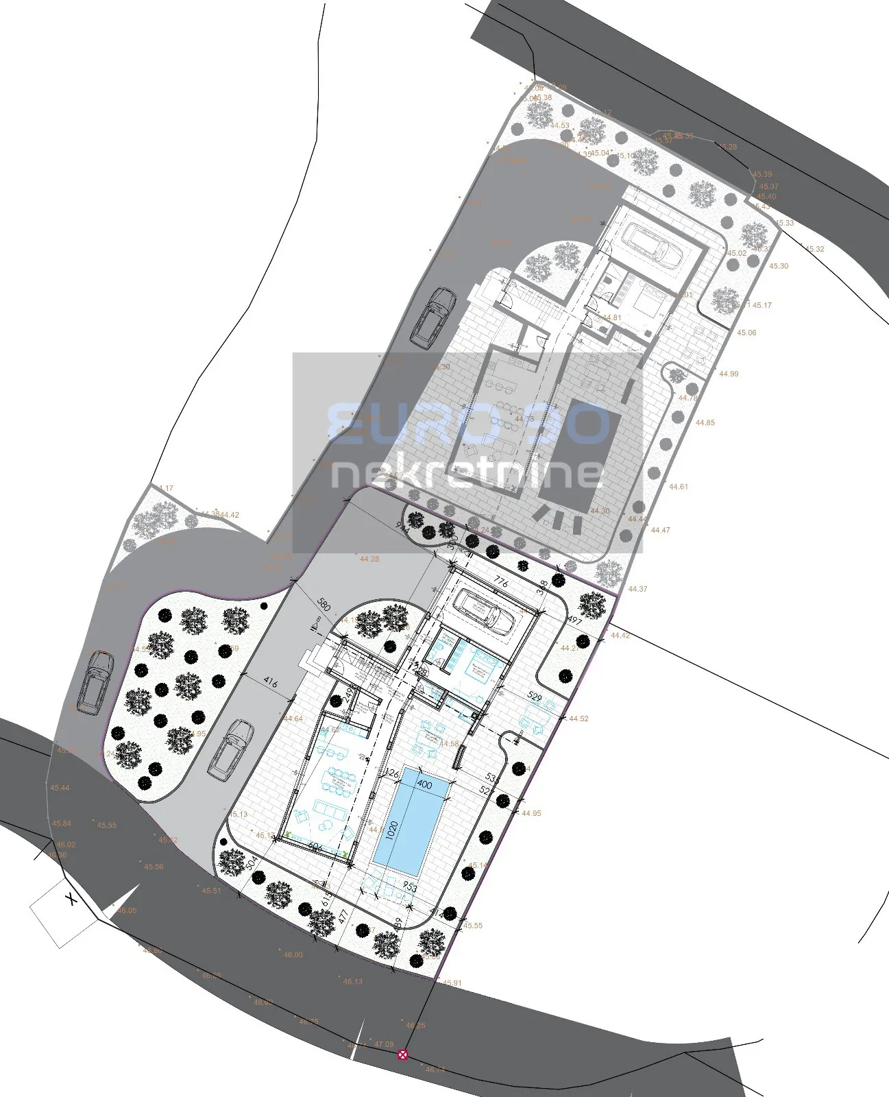 rtina-građevinsko zemljište s gotovim projektom luksuzne,moderne vile - slika 16