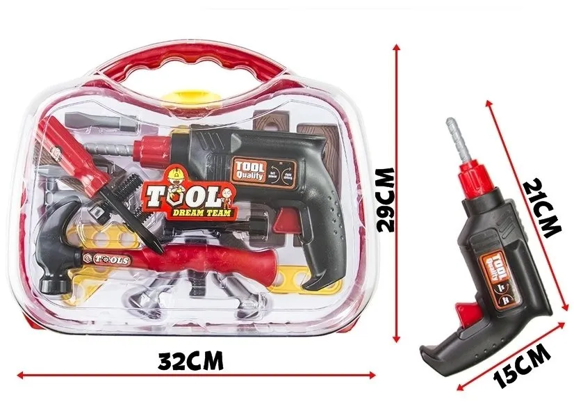 dječji set alata u koferu tool - 22 elemenata - slika 4