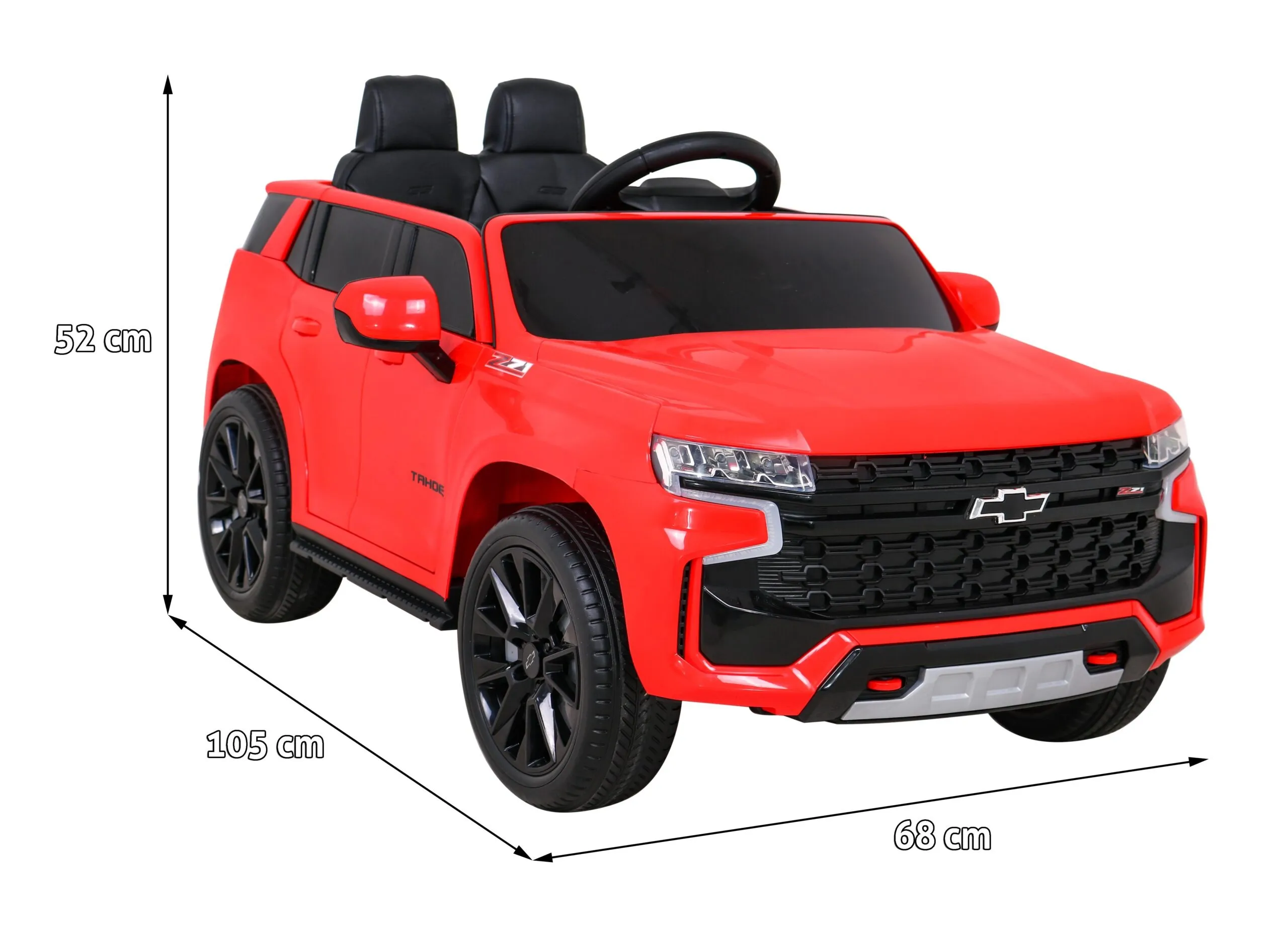 licencirani auto na akumulator chevrolet tahoe - crveni - slika 8