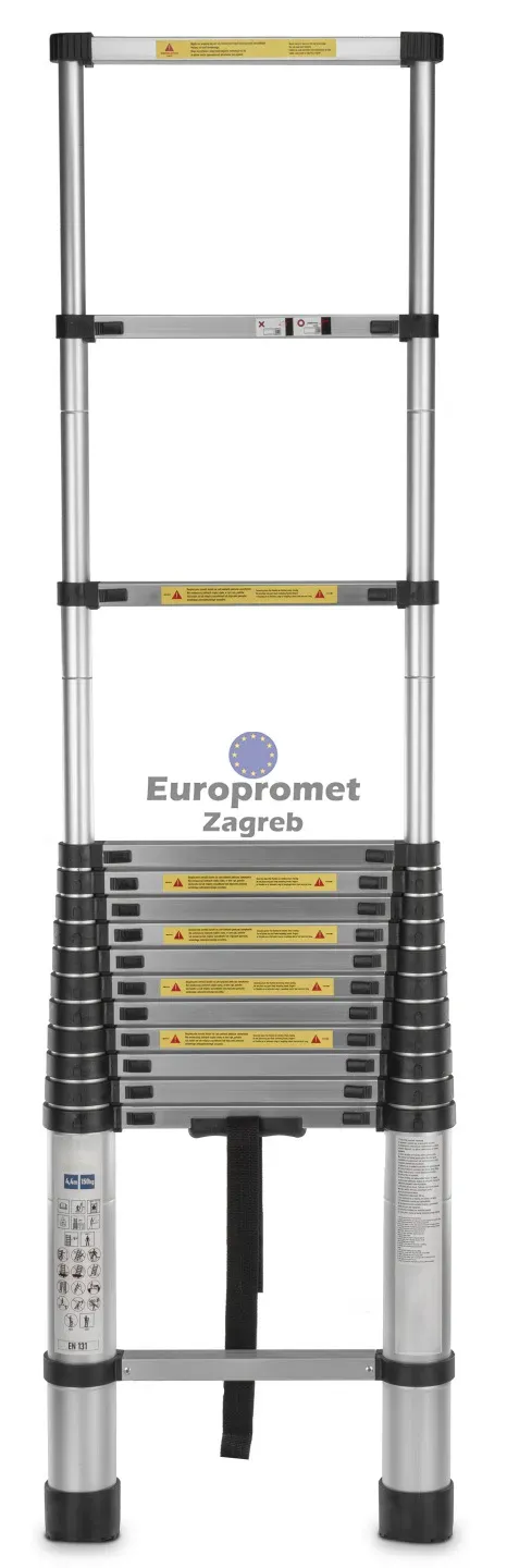 aluminijske teleskopske ljestve 4, 4m 150kg top cijena !!! - slika 4