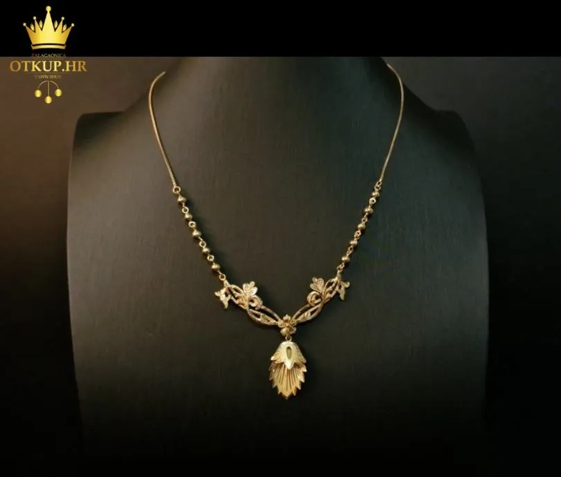 ZLATNA OGRLICA 14K 7,89g / R1, RATE ! - Zagreb