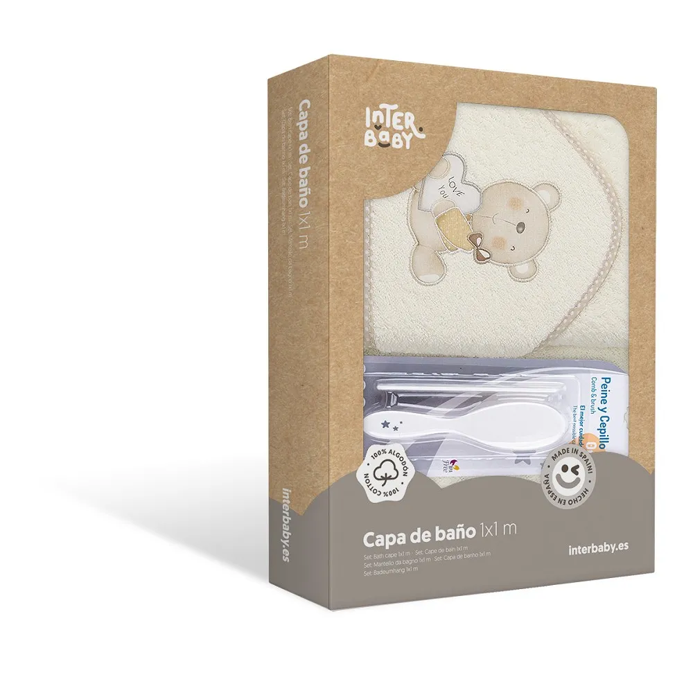 Ručnik za bebe s češljićem i četkom /više boja - Zaprešić